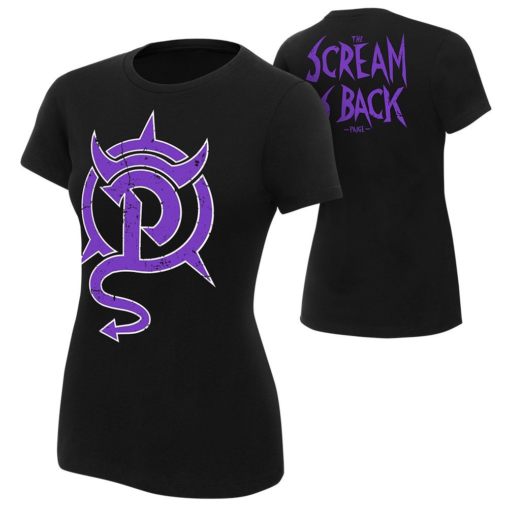 WWE Paige "The Scream Is Back" Women’s T-Shirt
